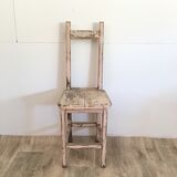 Old patina chair pink