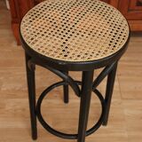 Stool wood & cannage