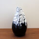 Black and white ceramic pitcher