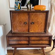 Brazil. Bar cabinet in caviuna and rosewood