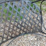 Banc de jardin en fer ancien