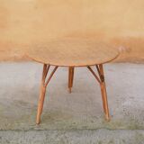 Vintage rattan coffee table