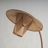 50s floor lamp with pleated shade