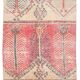 Pale Red & Peach Vintage Runner Rug, 80x301Cm