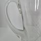 Crystal service from Fains, matching wine carafe and water jug.