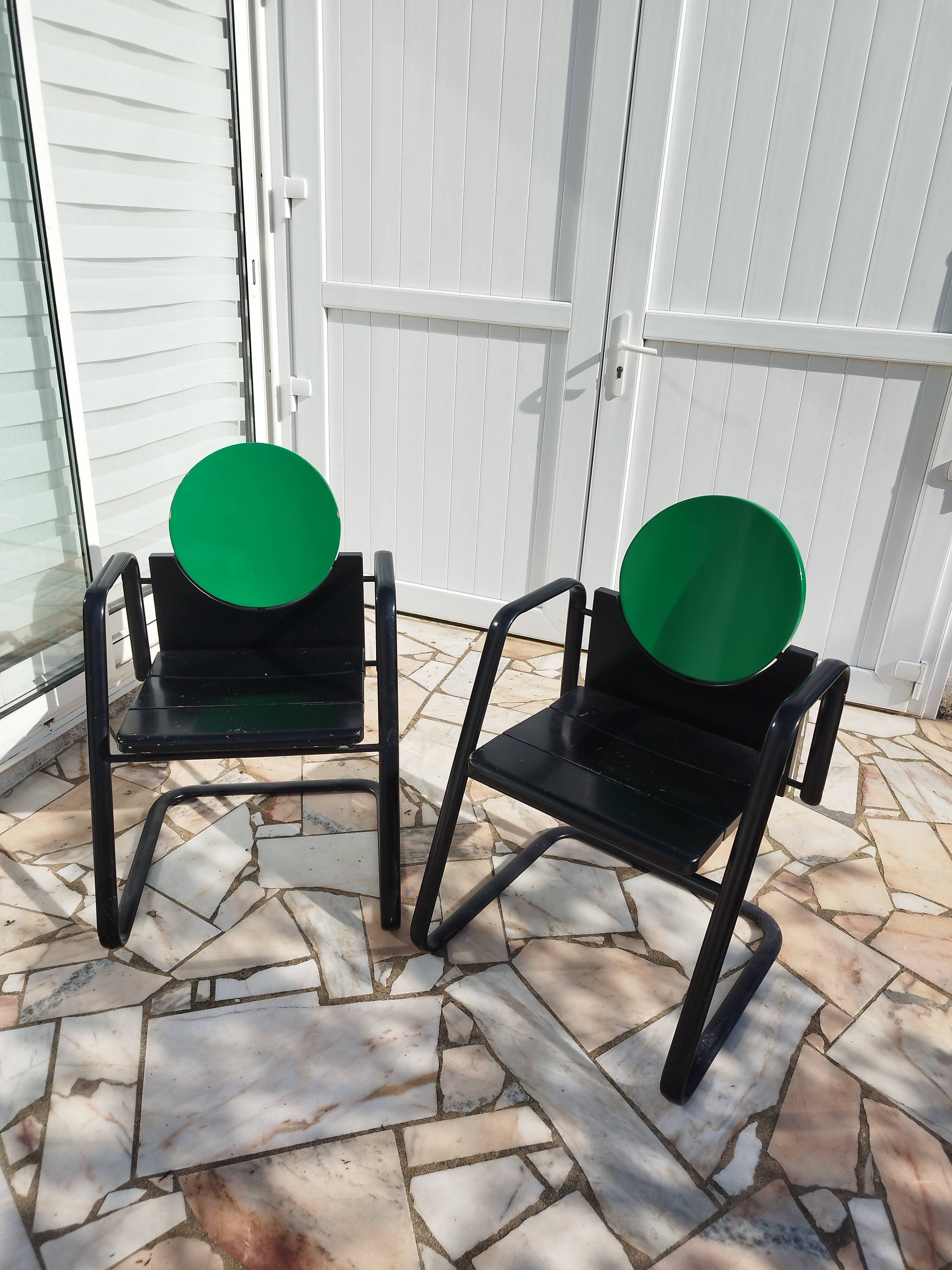 2 Martin Stoll chairs model G-Pino "Pinocchio"
