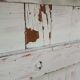 Small solid antique wooden shutter, 104cm high x 54cm wide