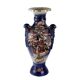 Antique ceramic vase with floral decoration, Japan, early 20th century.