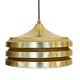 Multi layered pendant light by Carl Thore for Granhaga Metallindustri. Sweden 1970s.