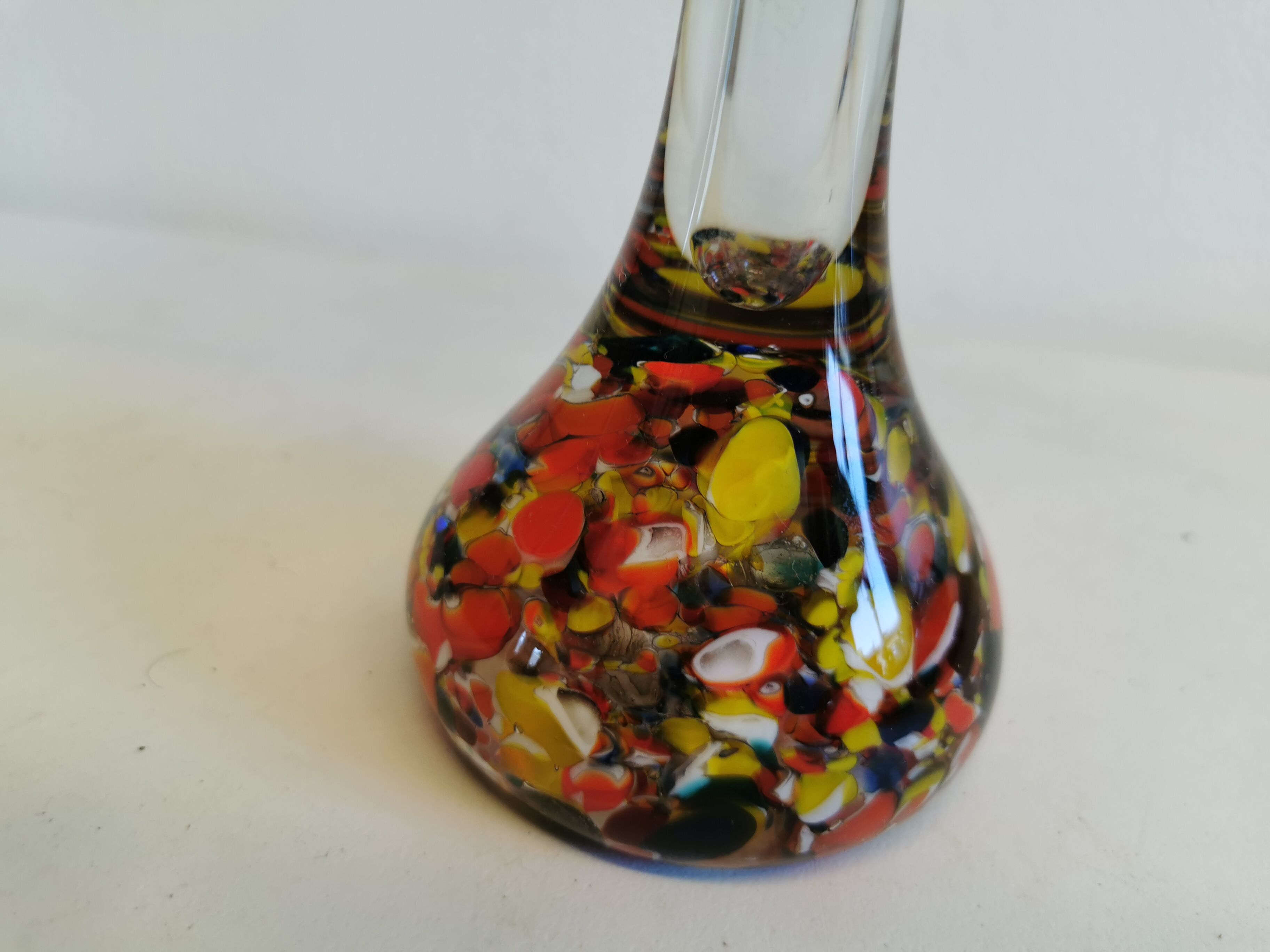 Bone vase from danish holmegaard glassworks