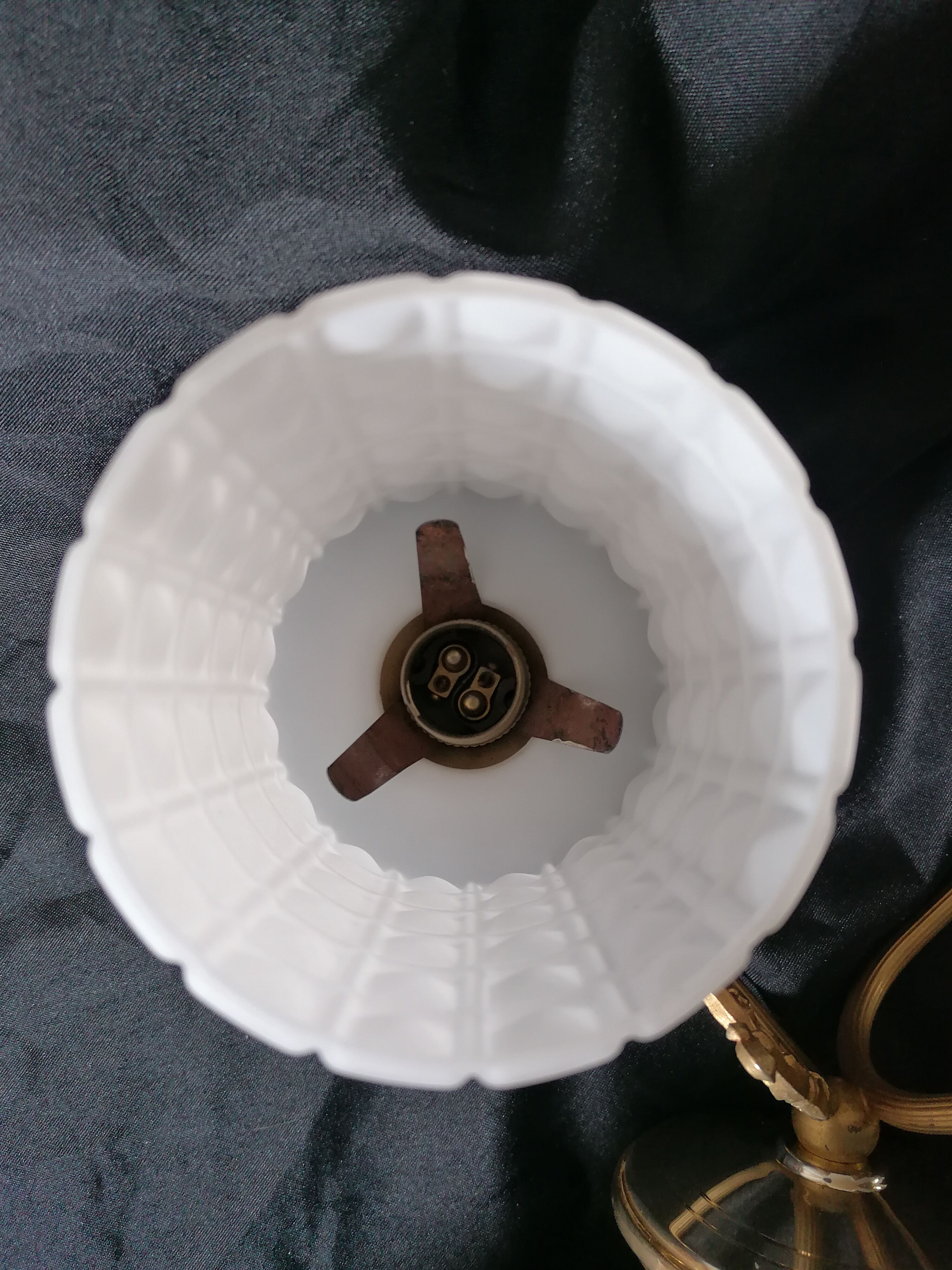 Dual branch wall lamp 60s