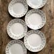 Set of 6 vintage plates Gien France - Model Marie-José
