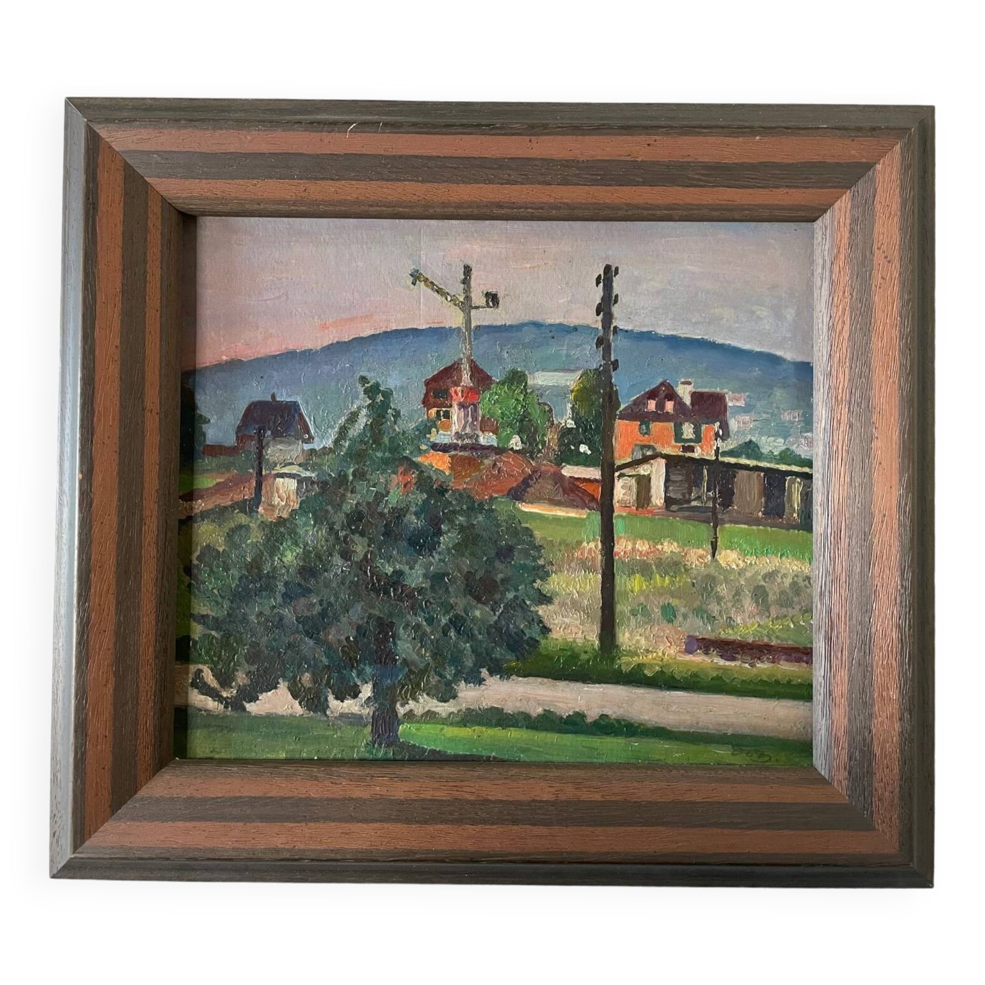 Swiss landscape painting 1951
