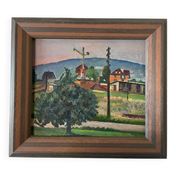 Swiss landscape painting 1951