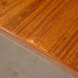 Restored teak dining table