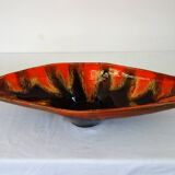 Huge fruit bowl signed Luc, Vallauris, 1950s/1960s