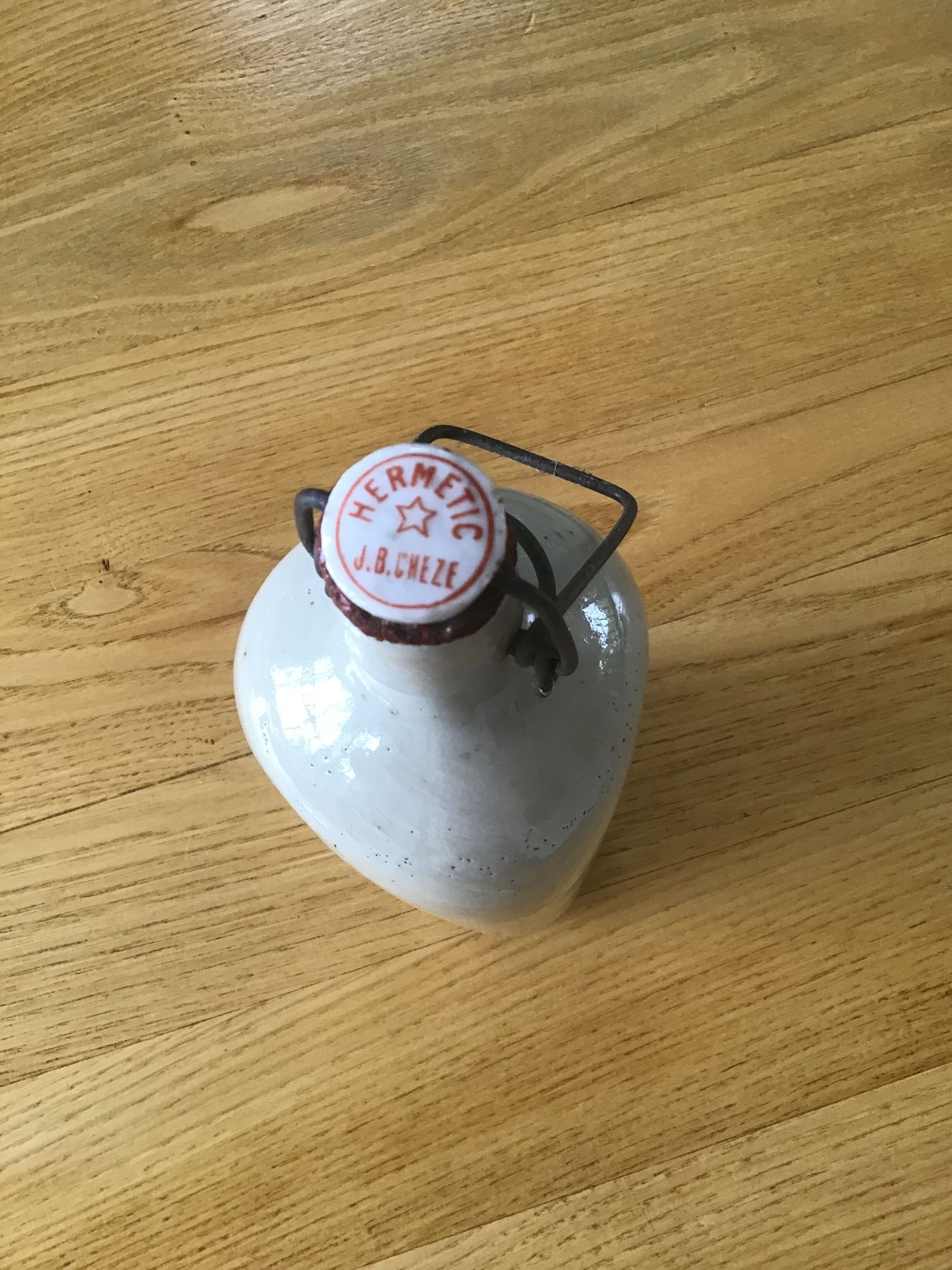 Triangle shaped sandstone bottle