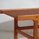 Table basse vintage en teck et hêtre style scandinave – Scandinavie, vers 1960