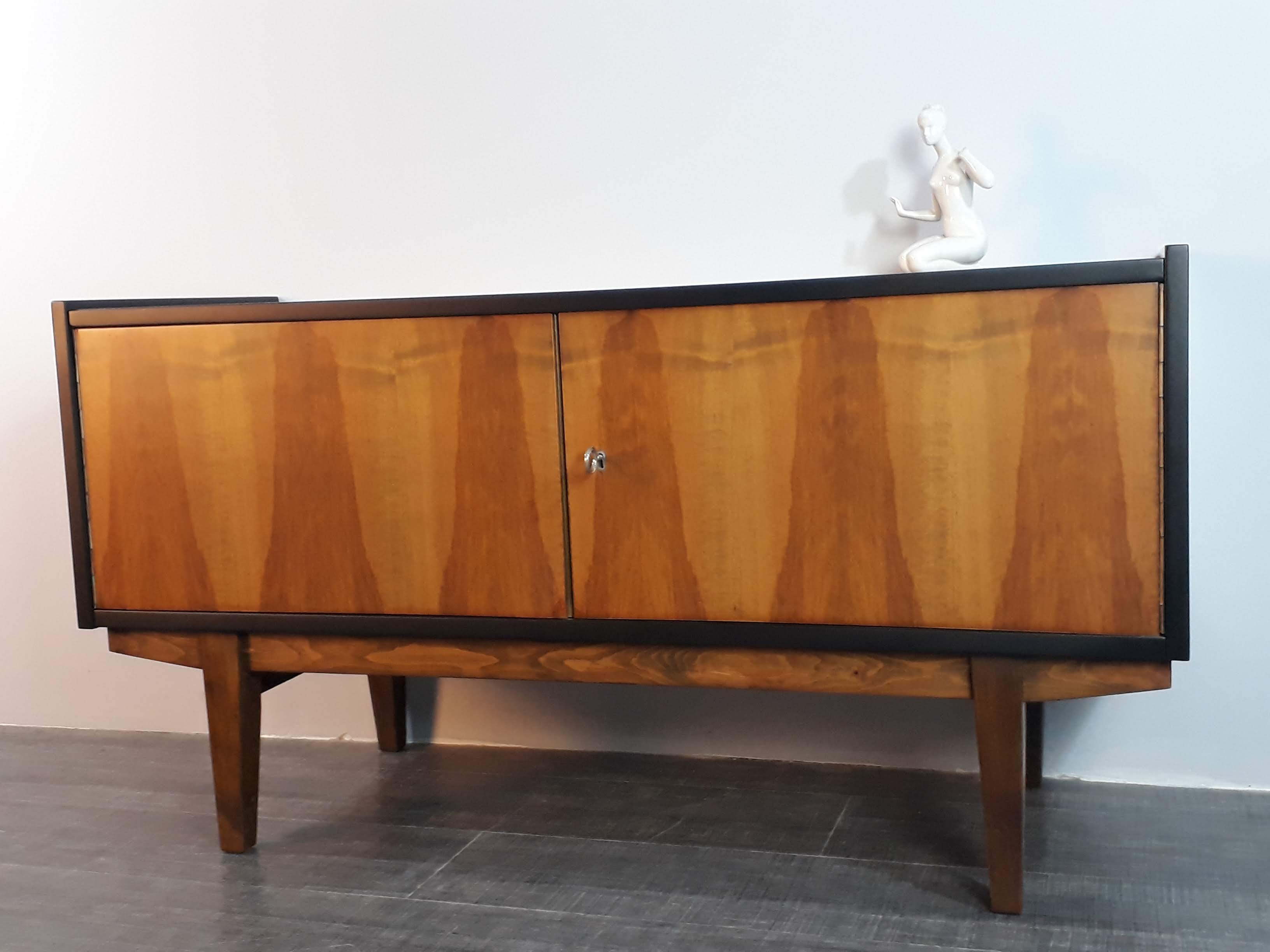 Walnut sideboard Rajmund Halas Poland 1967