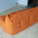 Togo 3 seater sofa in Microfiber designed by Michel Ducaroy 1973