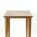 Coffee Table On Wheels In Teak, Czechoslovakia 1970s