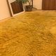 Handmade green apple wool rug, 1970s