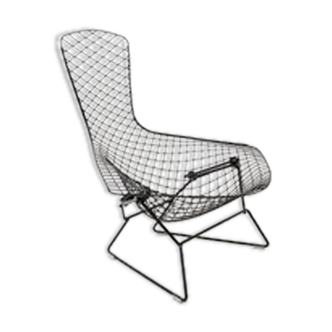 Black "Bird Chair" by Harry Bertoia for Knoll International