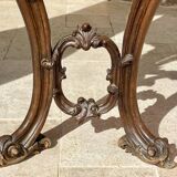 Louis XV Style Walnut Display Cabinet