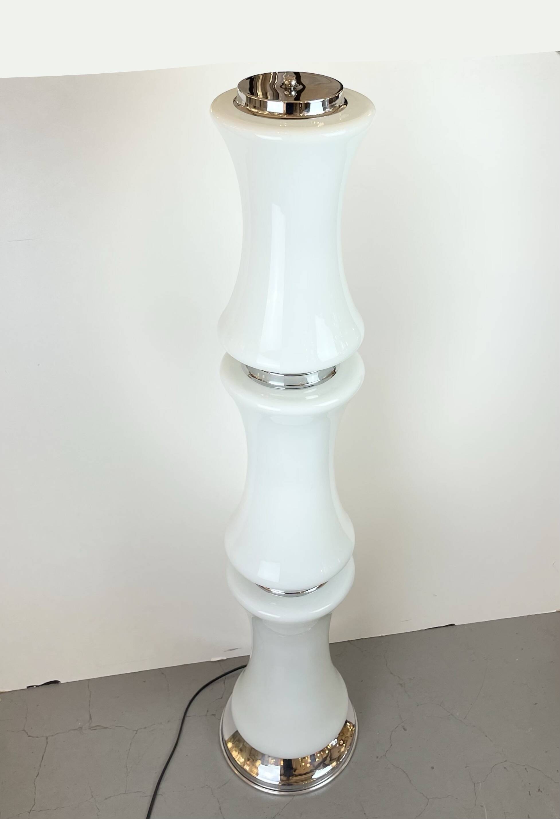 Lampadaire Murano dans le style d'E. Tronconi ou C. Nason, années 1970