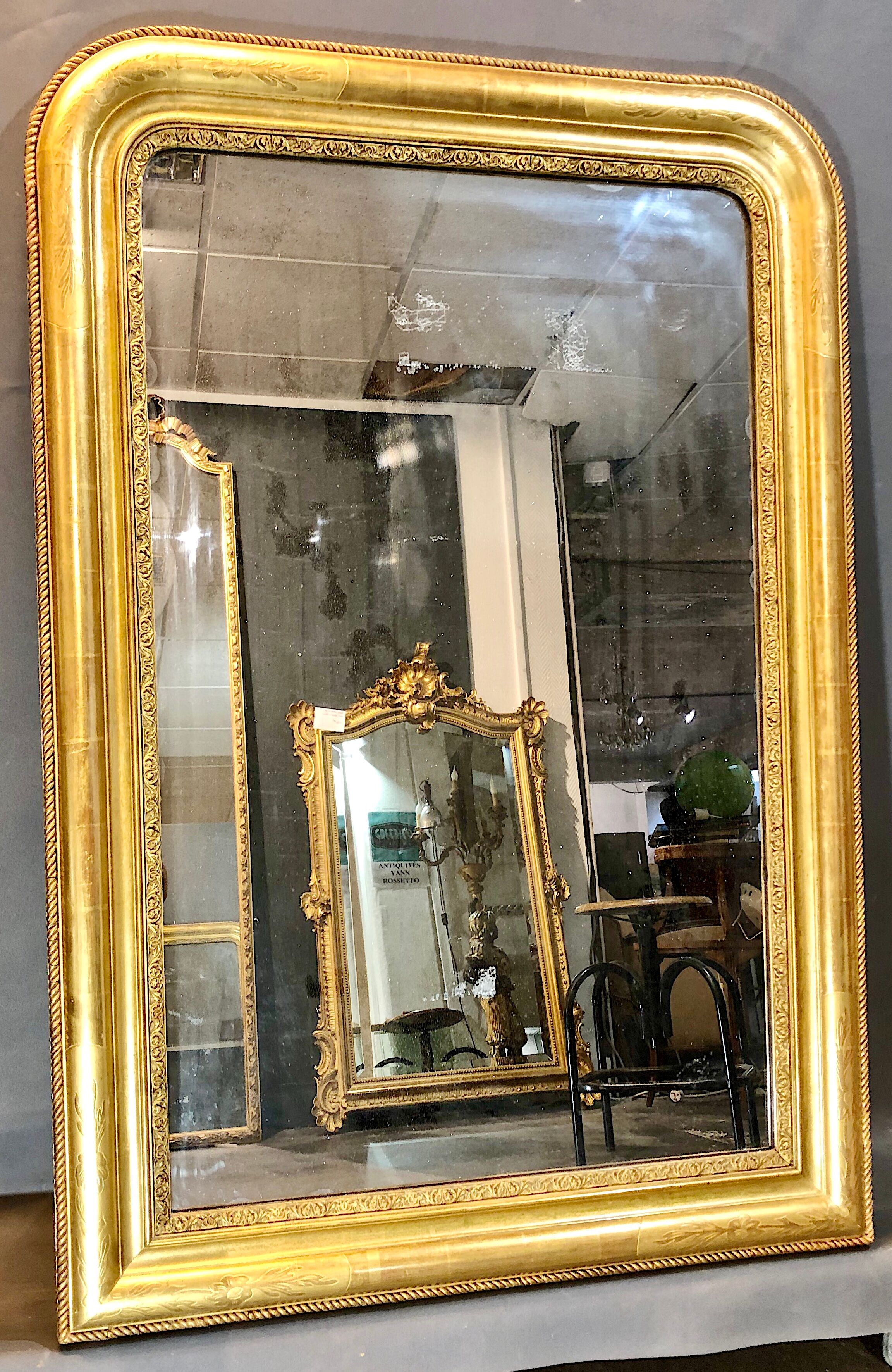 Mirror Louis Philippe 125x85 cm