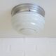 Art Deco Ceiling Lamp / Antique Flush Mount Light / Bauhaus Era Sconce 1930