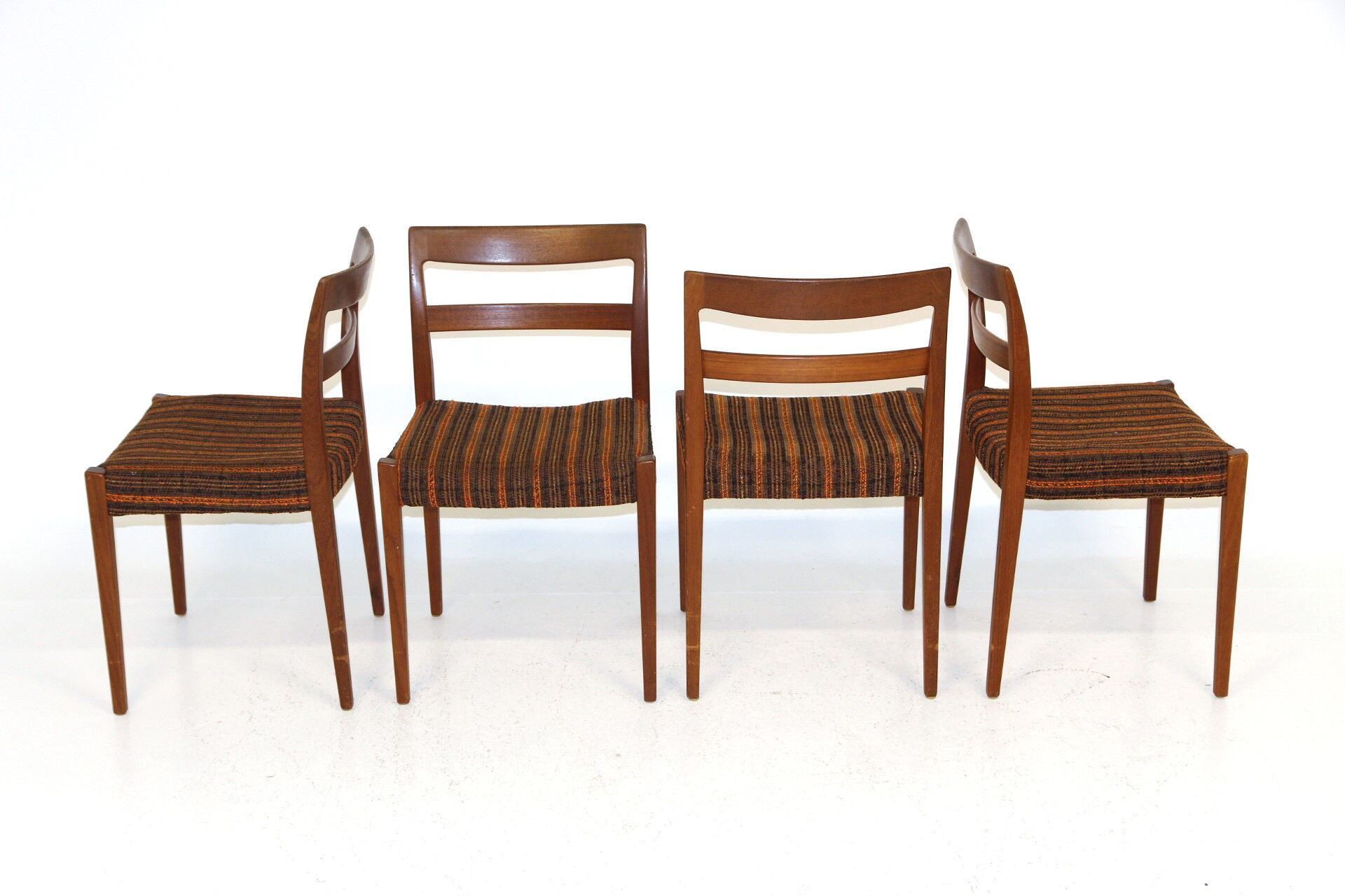Set of 4 teak chairs, Troeds, Sweden, 1960