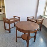 Amsterdam School/Art Deco Hallway Furniture Set, 1930s