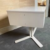 White melamine desk published by Roche&Bobois around 1970.
