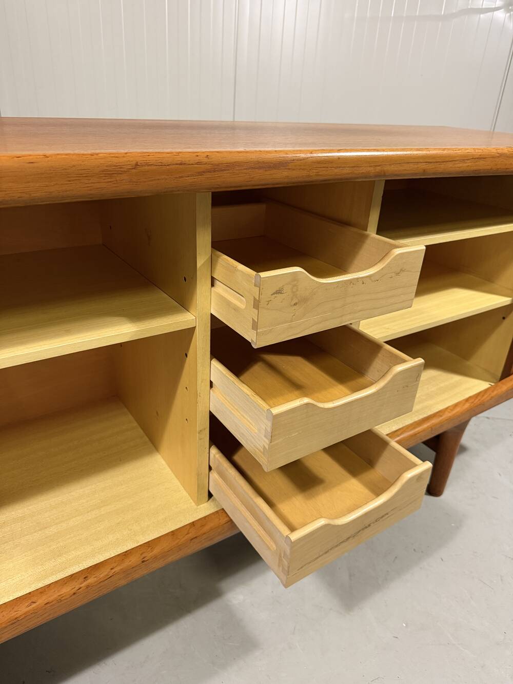 Johannes Andersen oak sideboard for Silkeborg, Denmark 1960’s