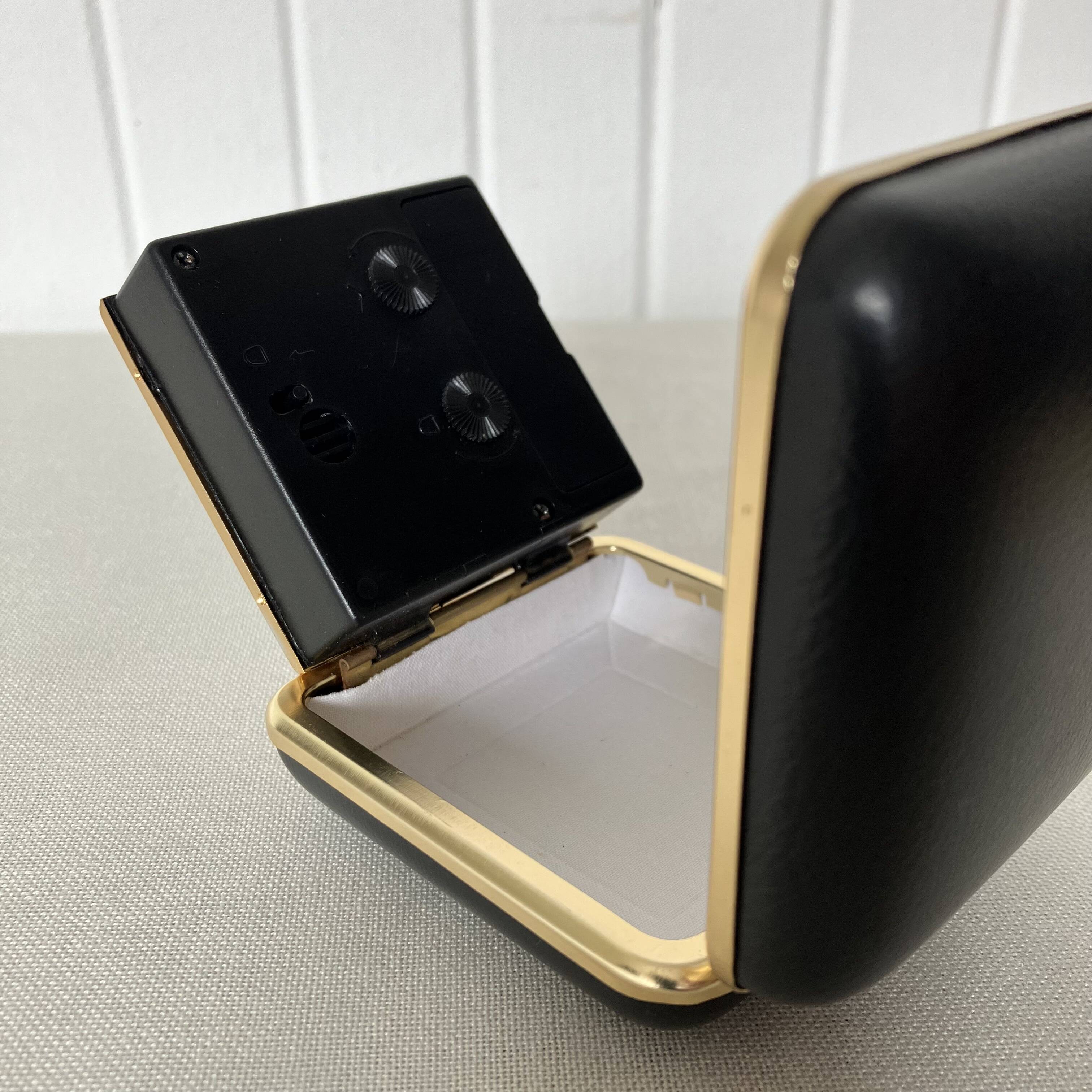 Alphalux Quartz Travel Alarm Clock