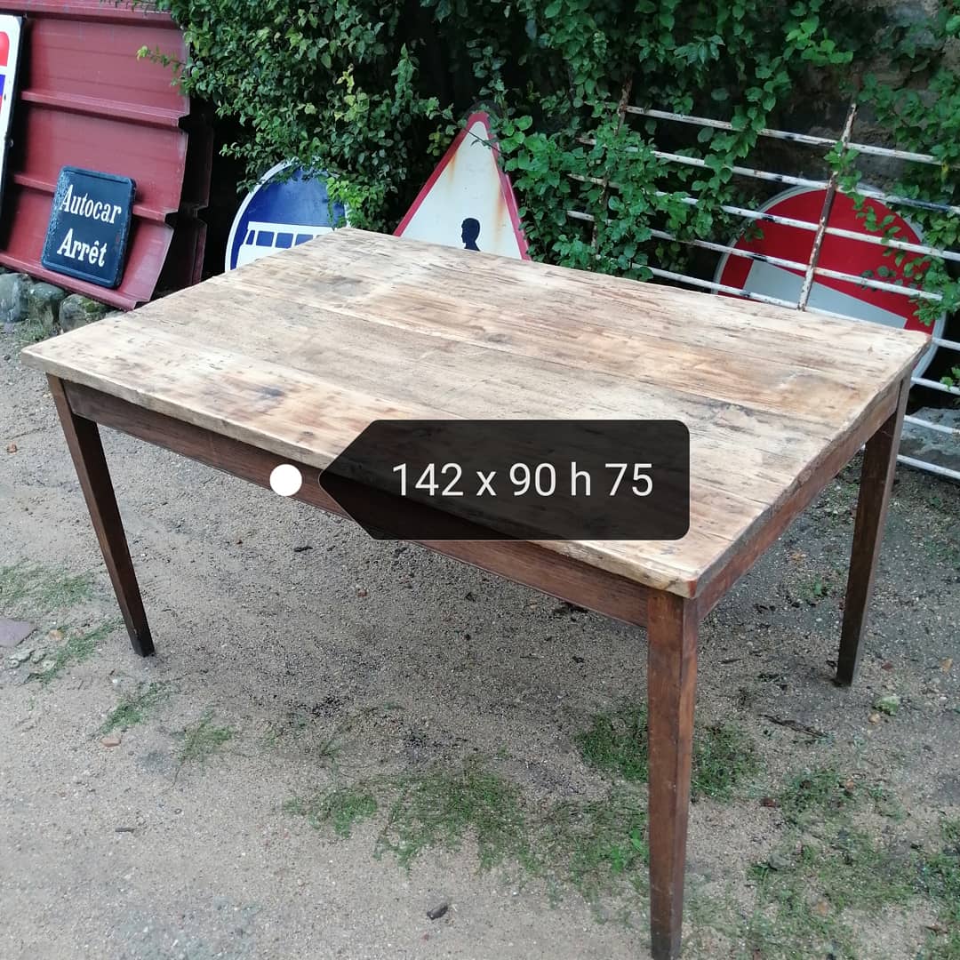 Old farm table 142 cm
