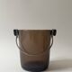 Amber glass ice bucket, France 1970