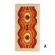 Tapis orange 'Waves' Space Age