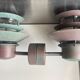 Pair of Classic Danish Vintage Outdoor Wall Lamps in  Copper