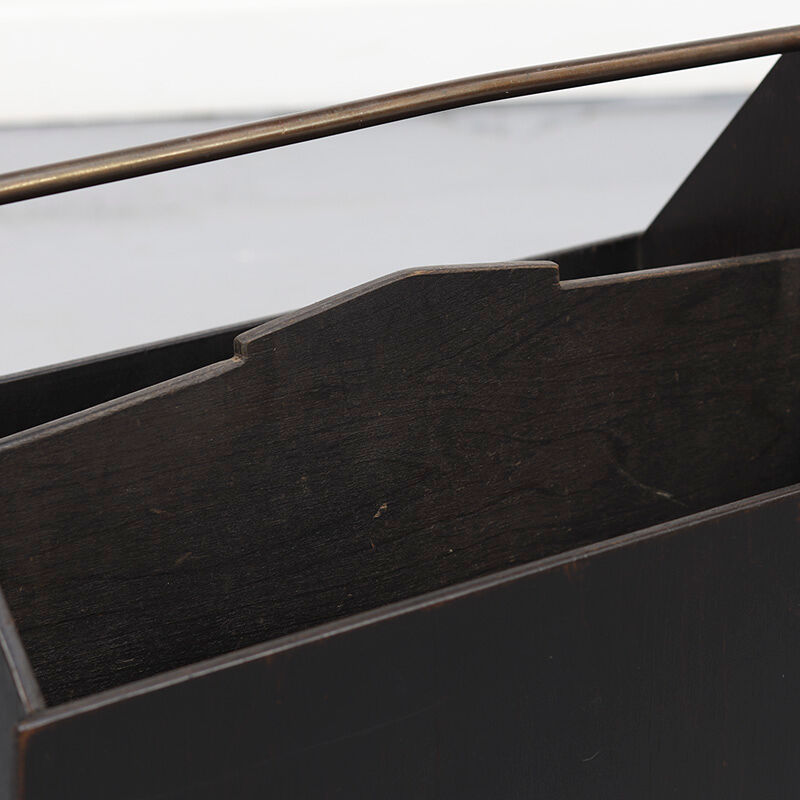 Antique Dutch Art Deco Bauhaus Magazine Rack