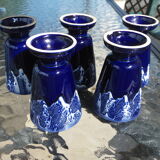 5 cups gres enamelled