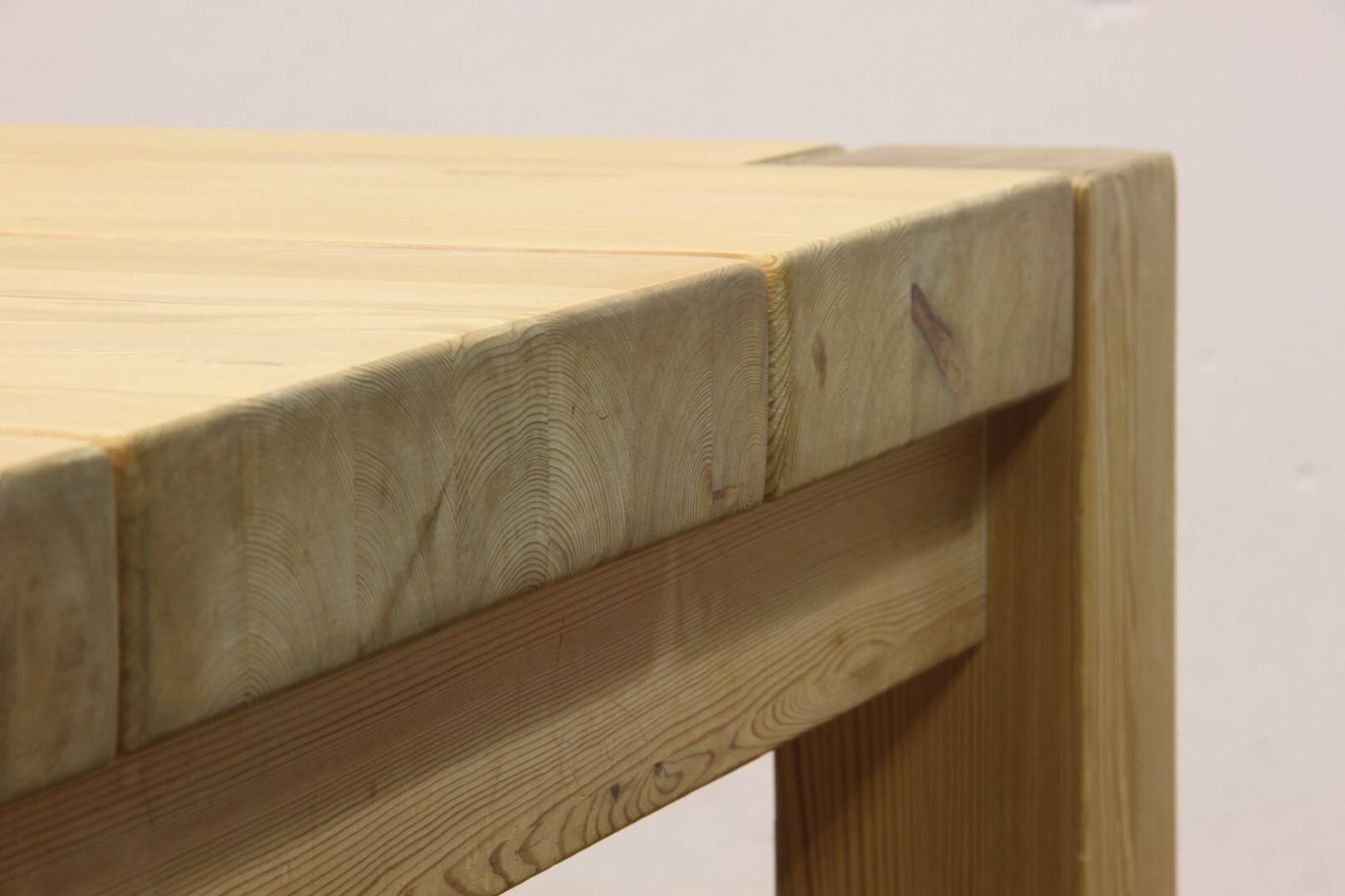 Danish Solid Pine Wood Coffee Table from the 1970s/80s