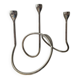 Black & Blum designer candle holder in silver metal