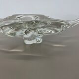 Murano glass "lucid" bowl shell element shell Murano, Italy, 1970s