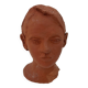 Terracotta child's head