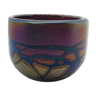 Phoenician iridescent glass jar