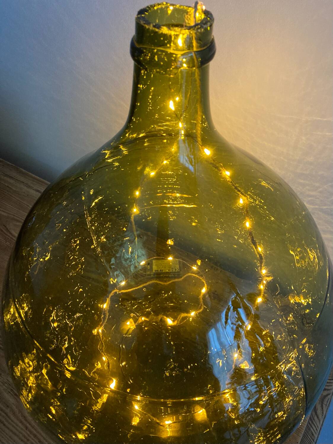 Olive green demijohn 30L