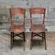 Pair of art nouveau chairs j&j kohn