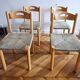 Four wicker chairs. 1960s